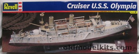 Revell 1/232 Cruiser USS Olympia - Admiral Dewey's Flagship, 85-5026 plastic model kit